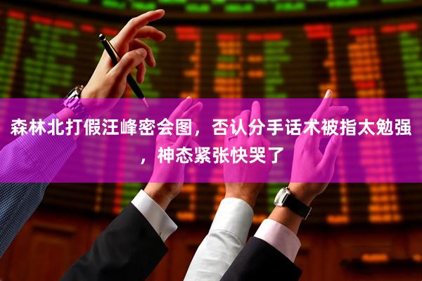 森林北打假汪峰密会图，否认分手话术被指太勉强，神态紧张快哭了